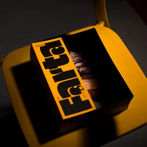 Editorial design for Farta independent magazine about gastronomy