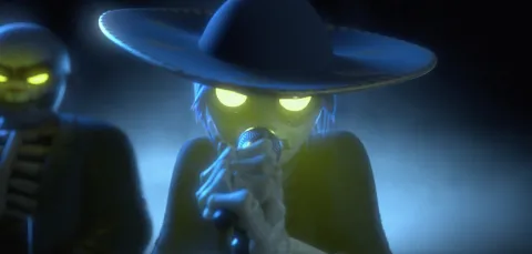 3D and Creepy Motion Design for Gorillaz toDÍa de Los Muertos