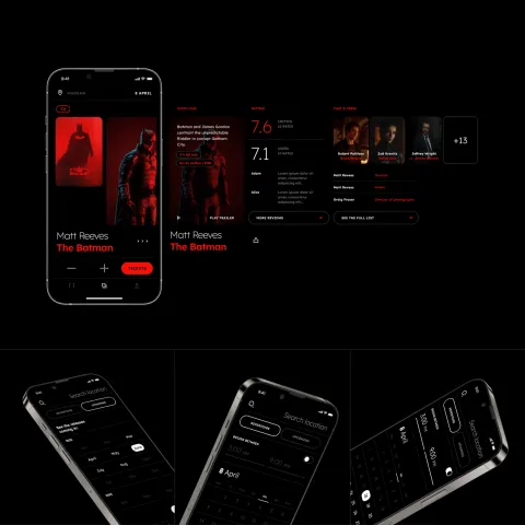 UX for Her cinema listings app
