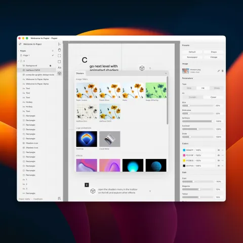 Paper.design: GPU Shaders, MCP and Vibe Coding for Designers