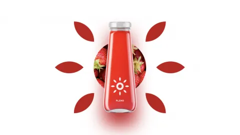 Simplicity in Design for Pleno Natural Juice