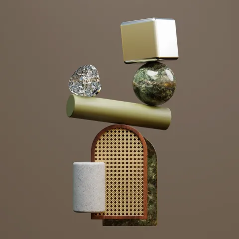 3D illustration designs for There There Restaurant