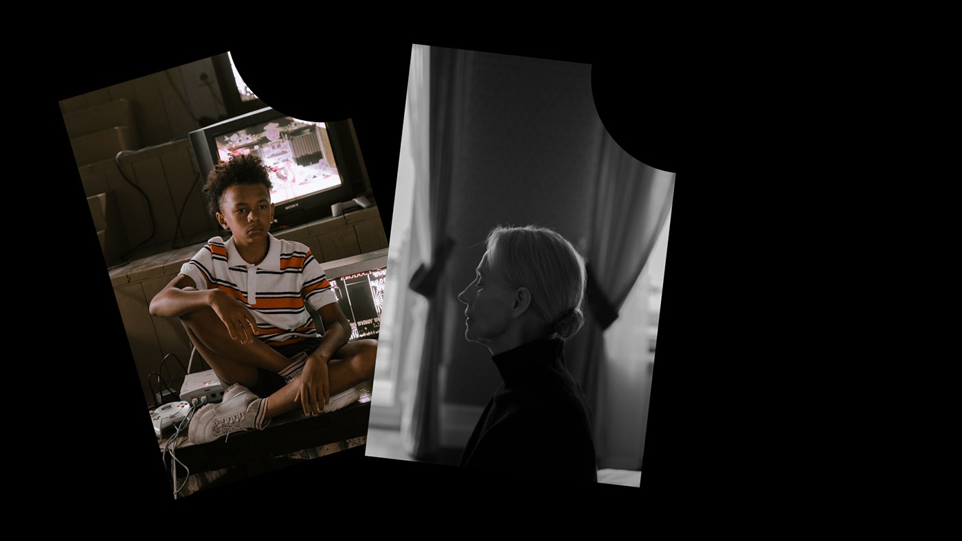 7MA Filmes film branding dark envelope and stationery mockup