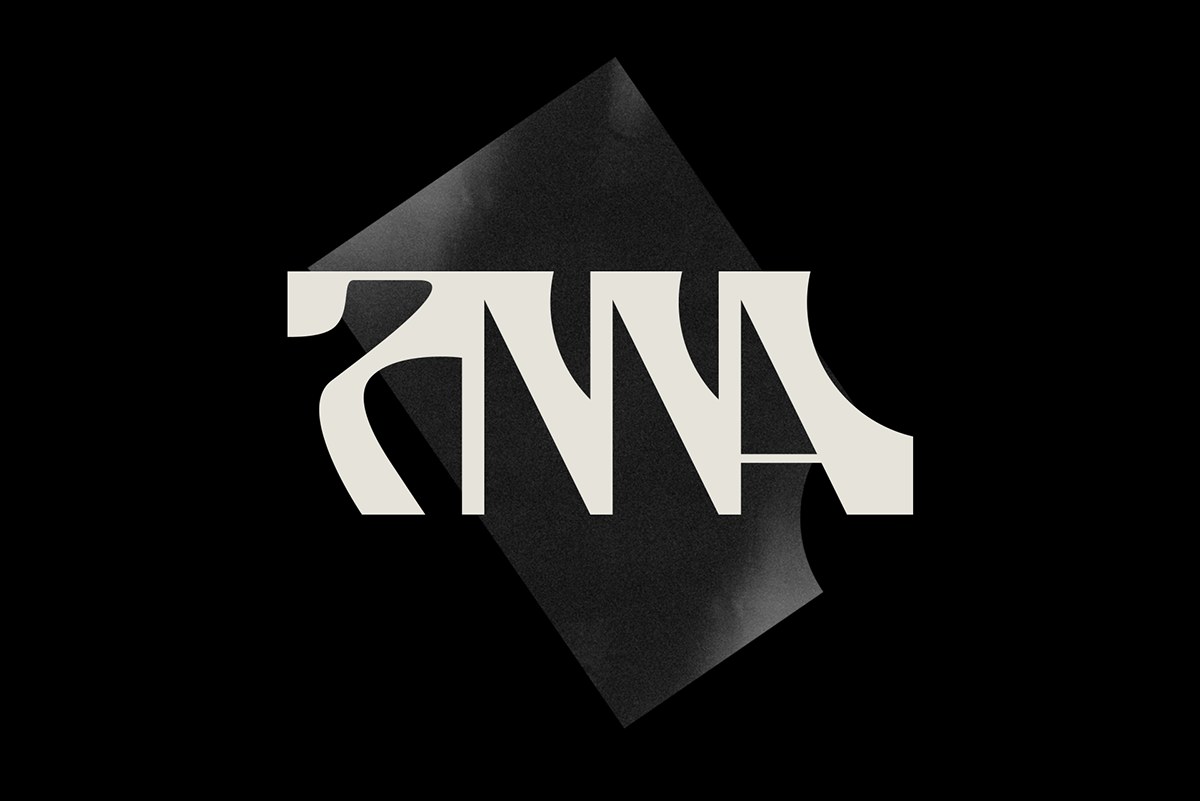 7MA Filmes film branding logo with paper texture detail