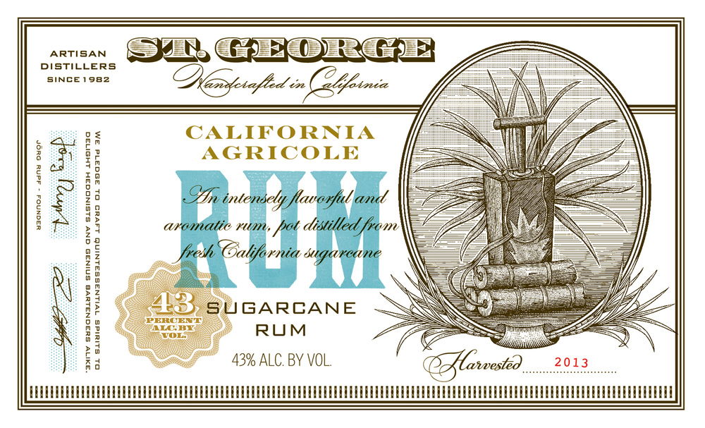 Libation Label Love - St George Rum