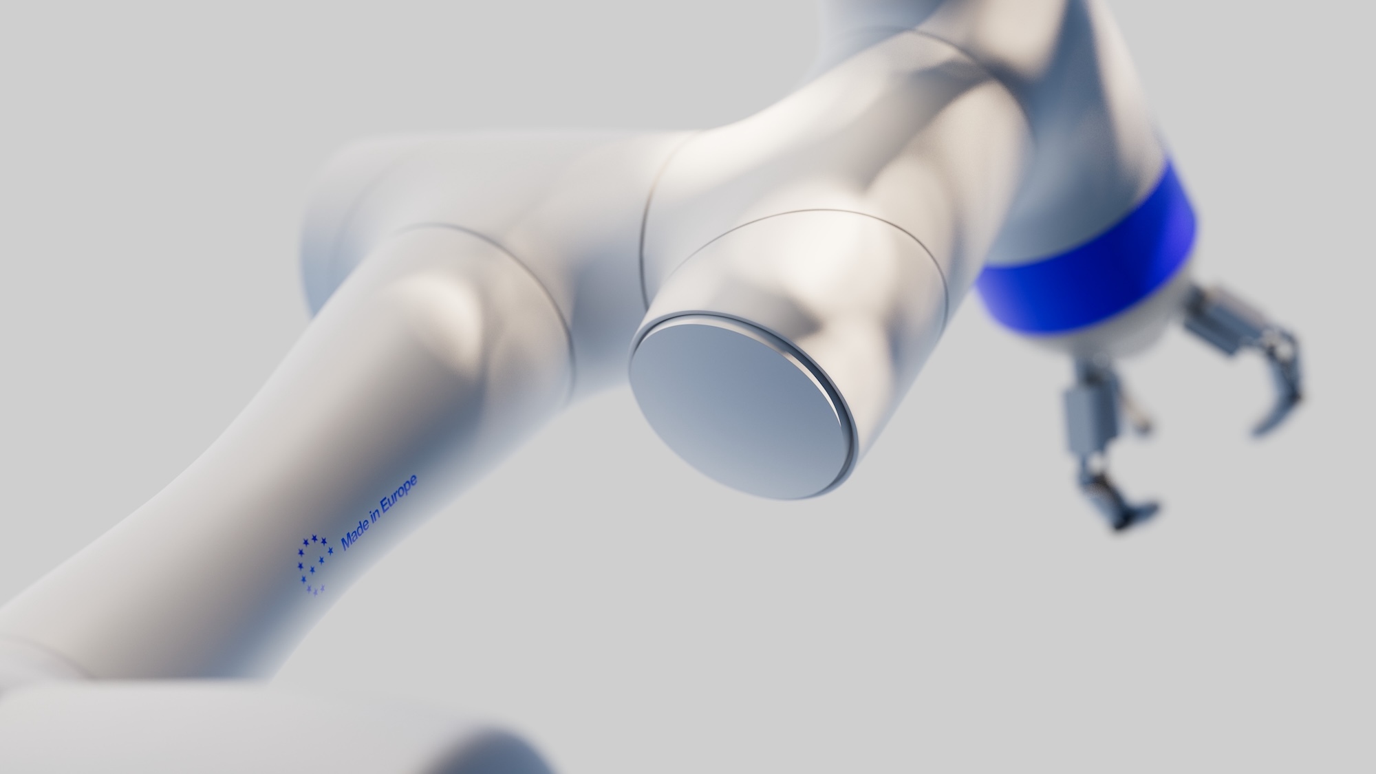 Made in Europe brand identity design 3D campaign render wind turbine