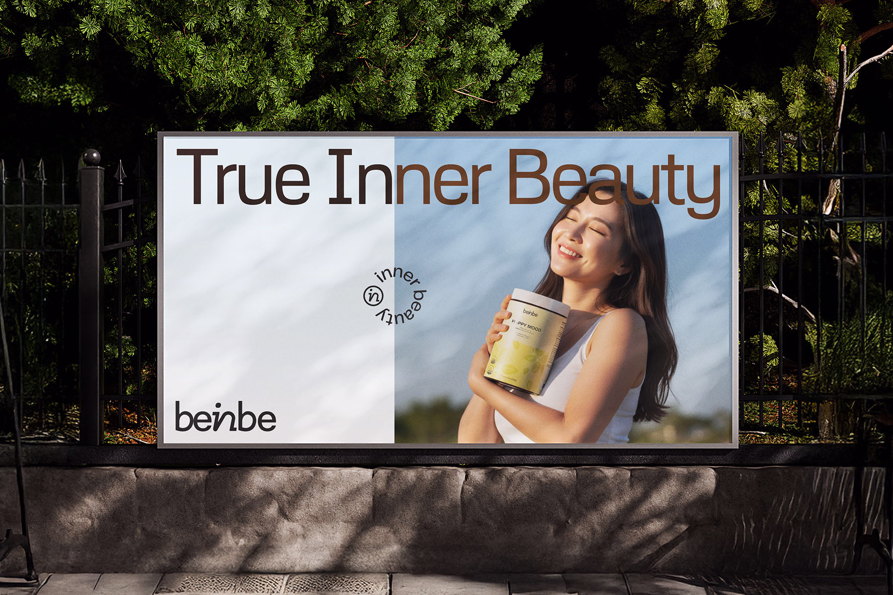 Beinbe branding OOH billboard design