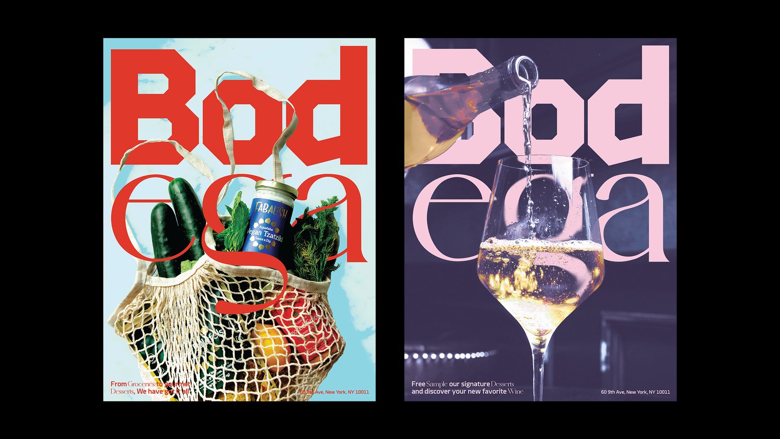 Logotipo de la marca Bodega diseño de carteles logotipo diurno.