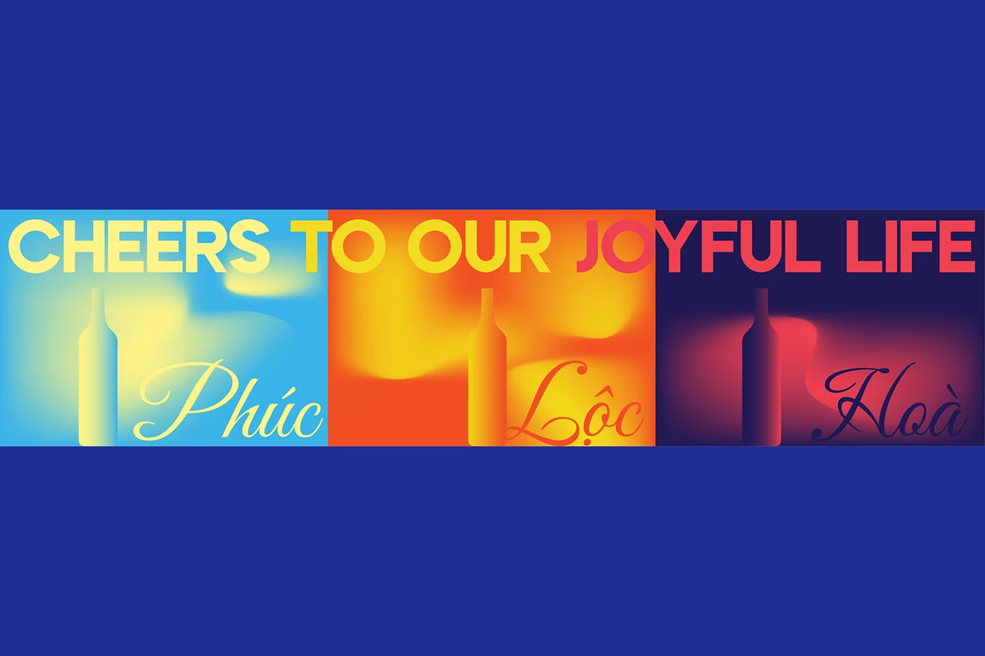 Chateau Dalat wine packaging design