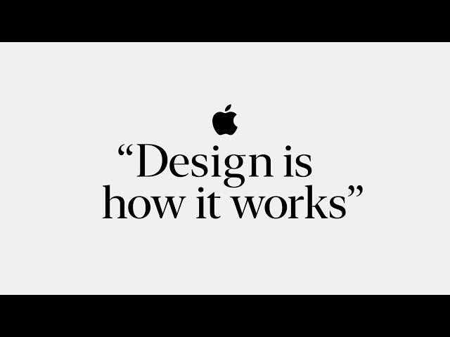 Vídeo de inspiración de diseño: el diseño es cómo funciona Apple