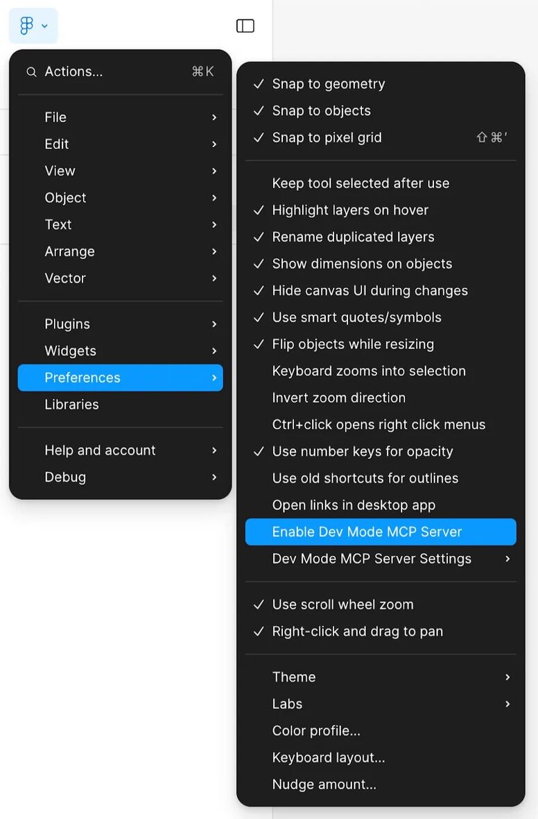 Figma MCP tutorial showing design token extraction process