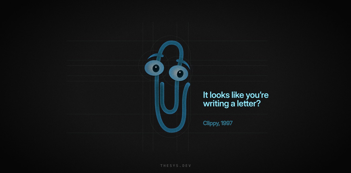 Referencia histórica del asistente de IA: Clippy 1997: uno de los primeros pioneros de la interfaz de usuario generativa moderna y las interfaces conversacionales