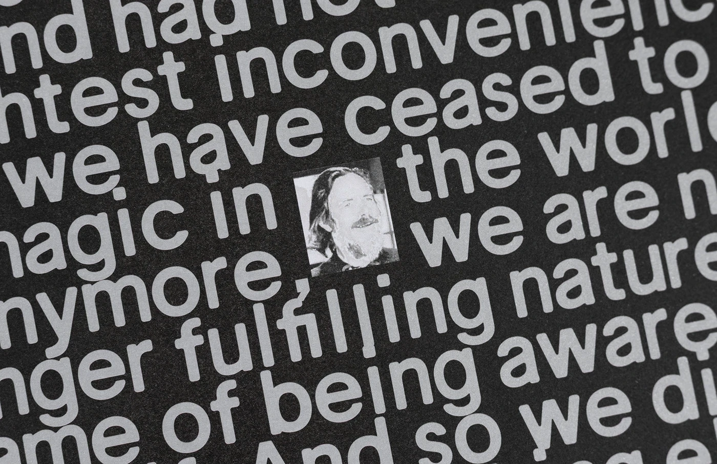 Postlife Magazine Issue Two editorial design physical copy on concrete