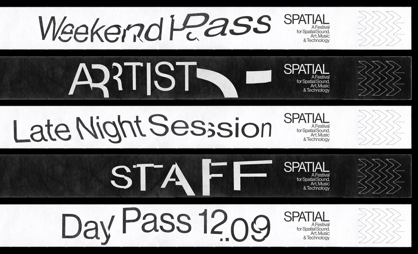 SMLXL Spatial Festival brand identity