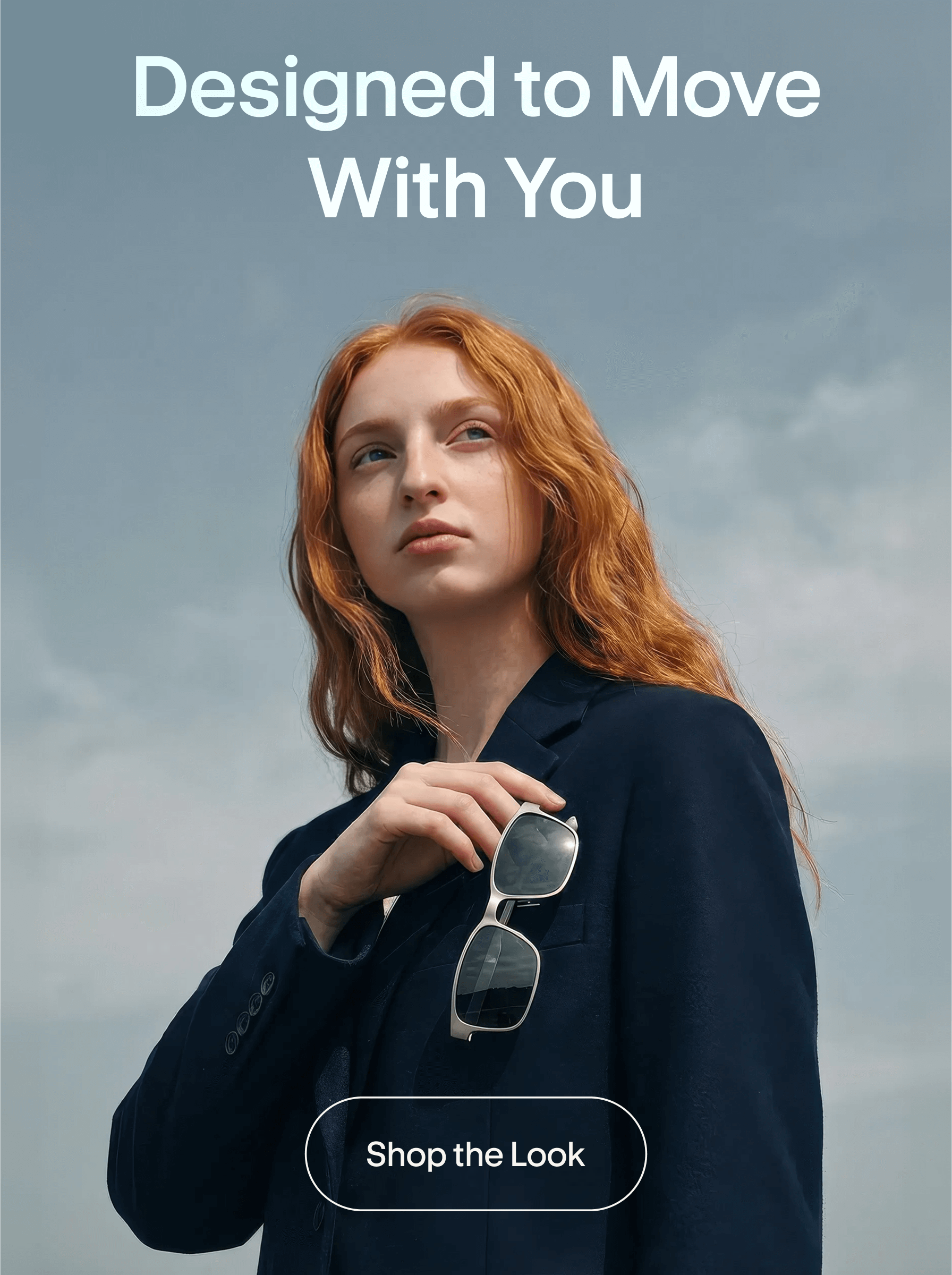 Lovart AI design agent eyewear campaign poster design output