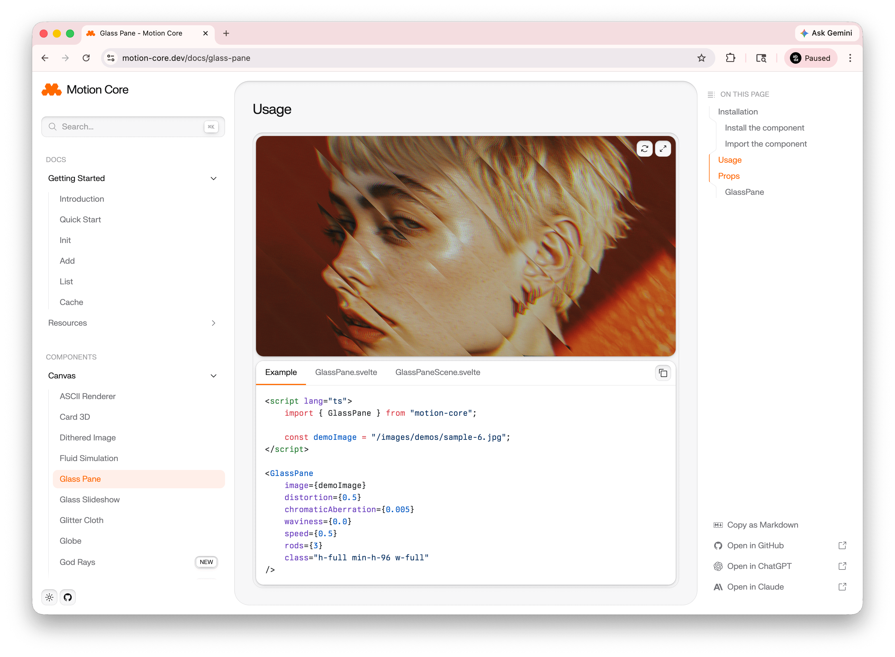 Motion Core: Svelte Animation Toolkit Powered by GSAP and Three.js