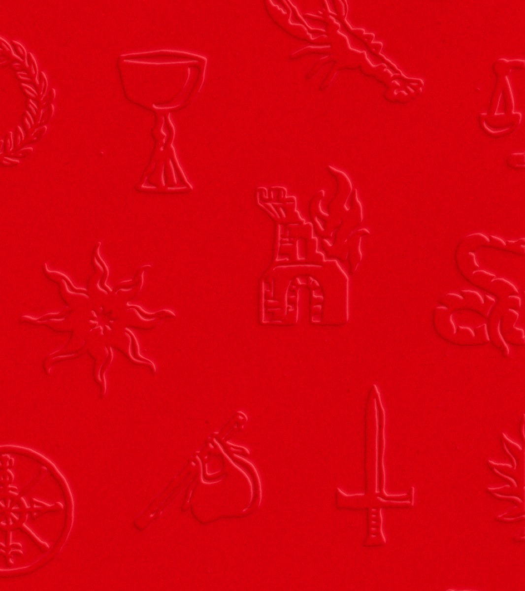 Netflix tarot design system embossed tarot icons by LOS YORK