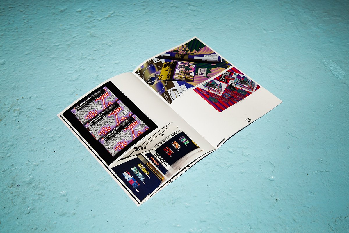 Polish design revue PLOP publication by Three Dots Type Foundry