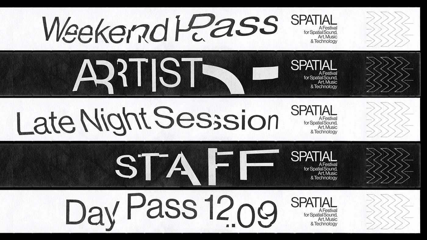 Spatial Festival brand identity design by SMLXL - image 1