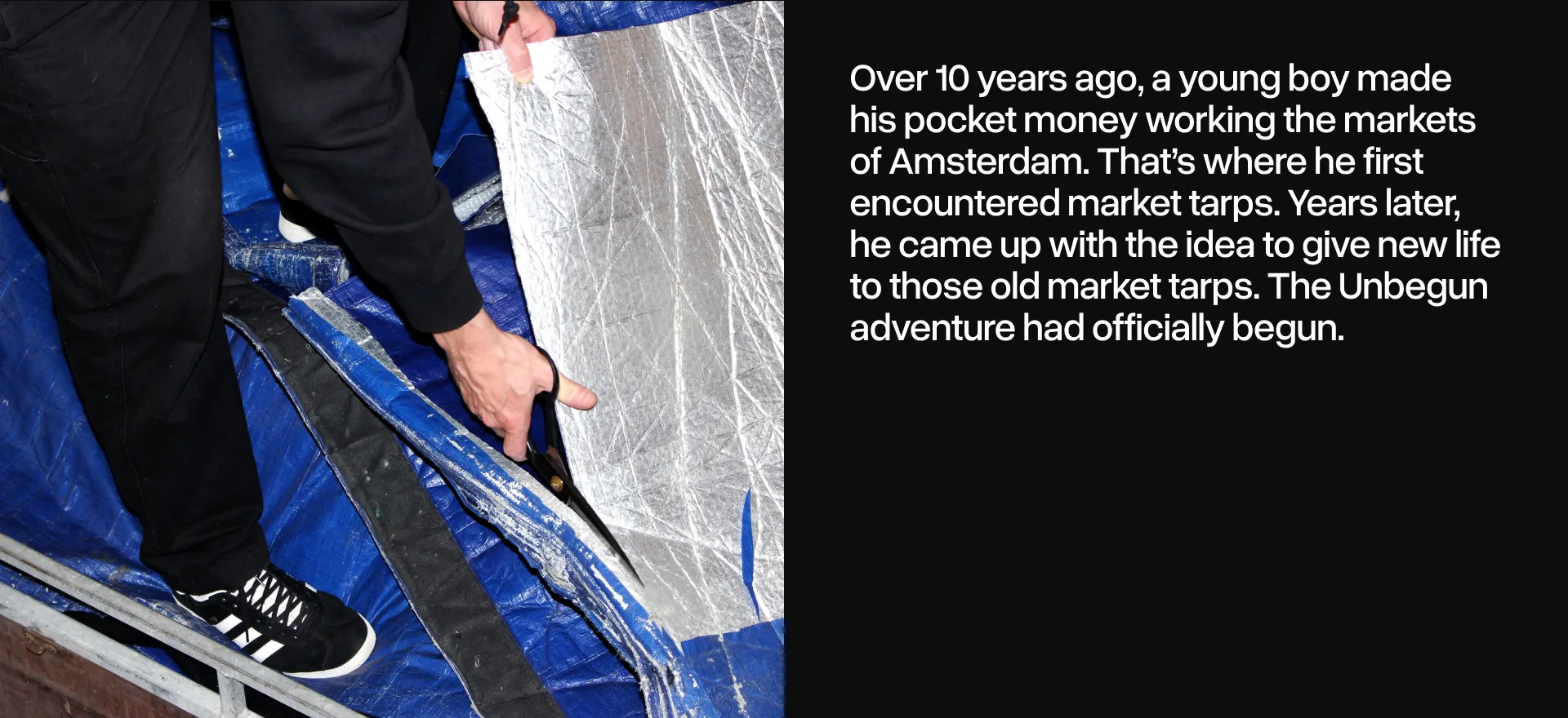 Unbegun brand identity visual system typography Bram Naus