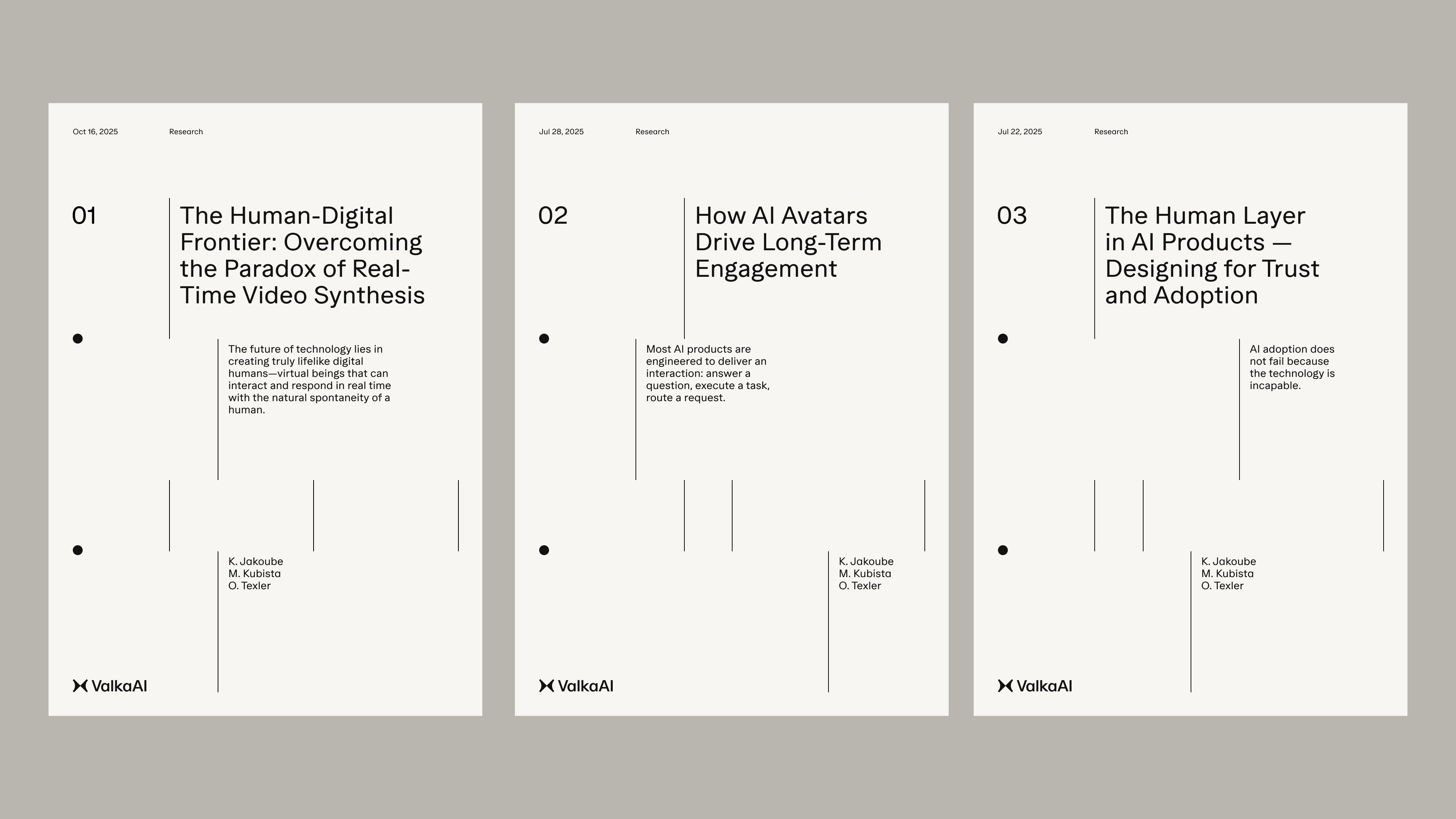 ValkaAI brand identity butterfly logo and variable typeface by Studio L–AB