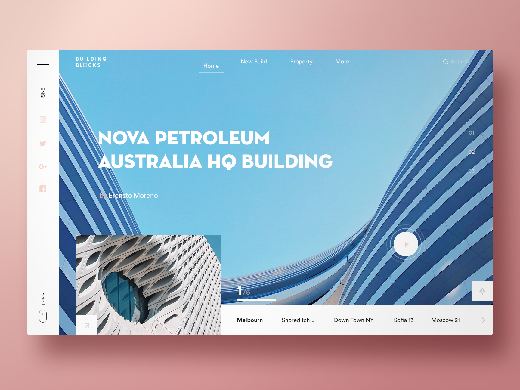 Profile Page screen design idea #66: Visual Design Inspiration for your Monday Morning