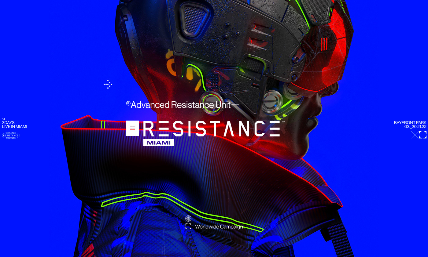Ultra Music Festival — Resistance 20' Campaign