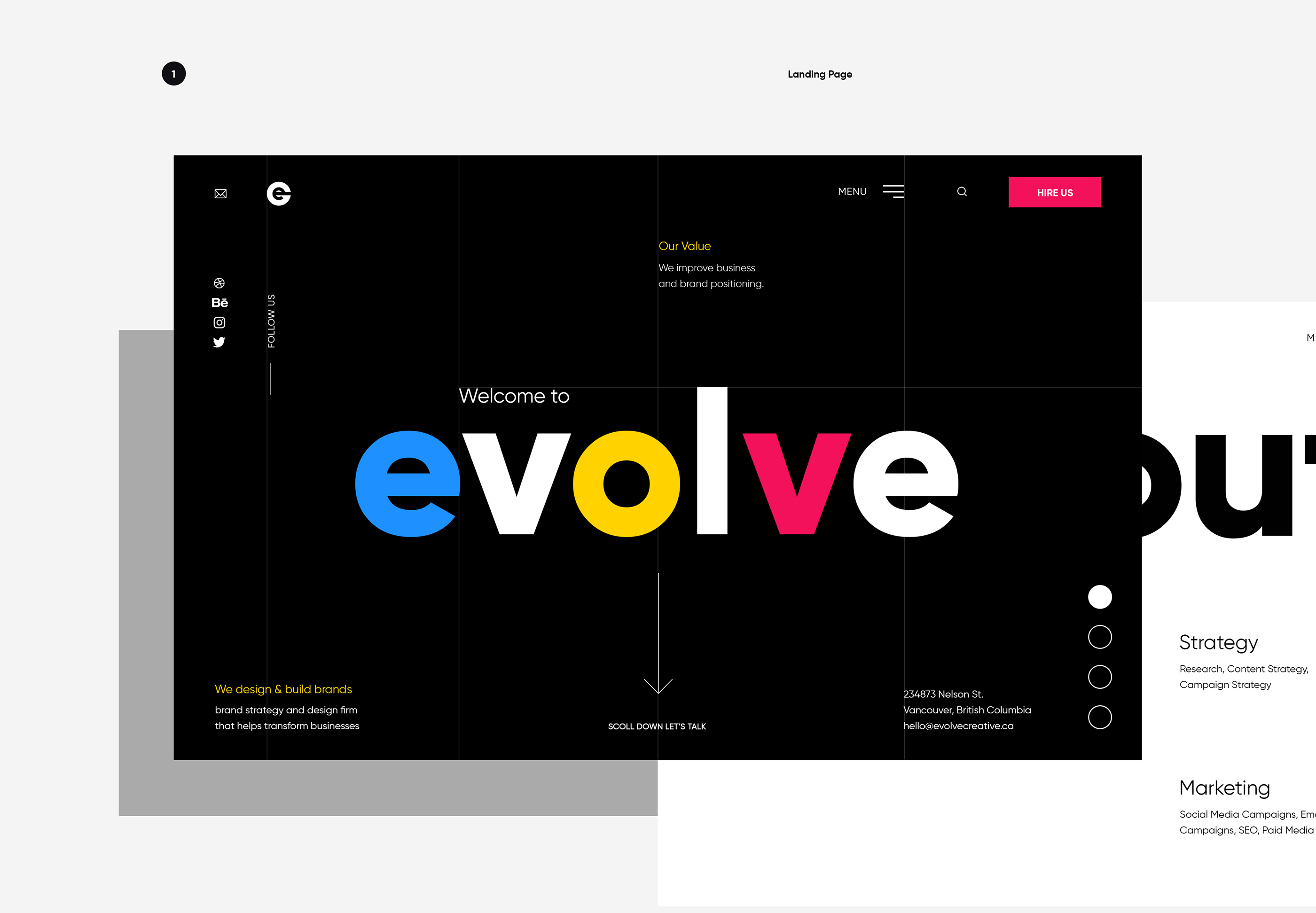 Web Design: Evolve Creative Design