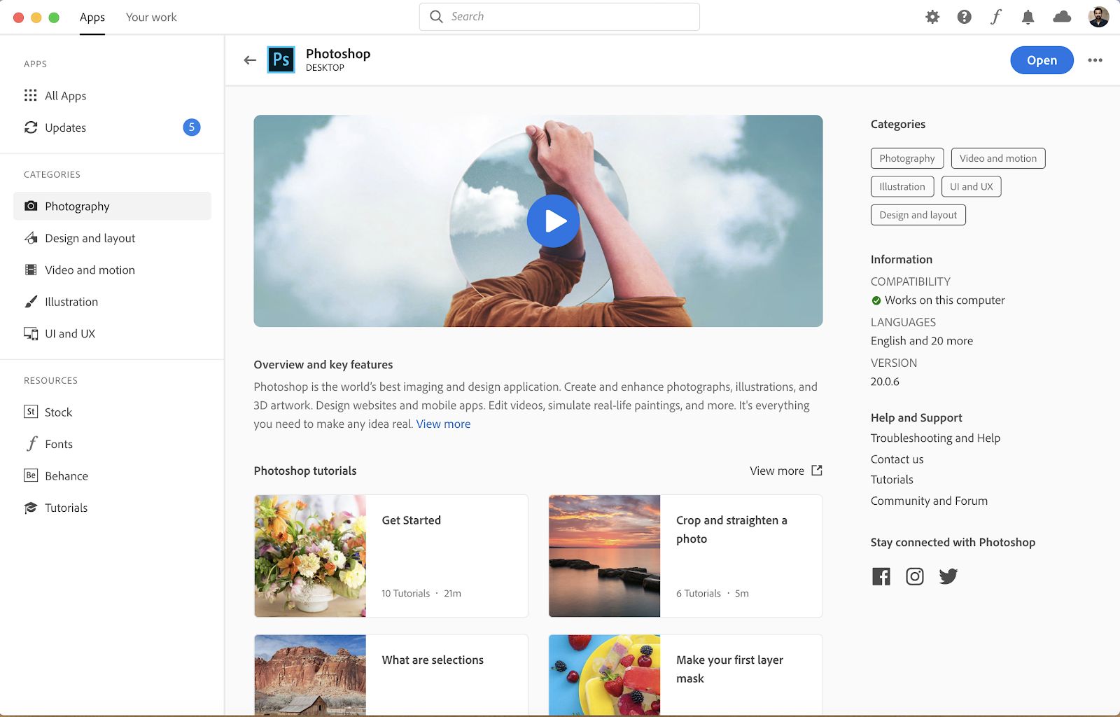Adobe Announces Redesigned Creative Cloud Desktop App