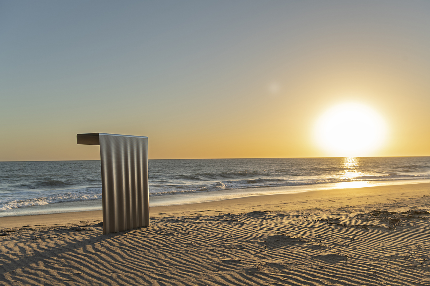Furniture Design: Neal Feay's Cloth Console made of Aluminum