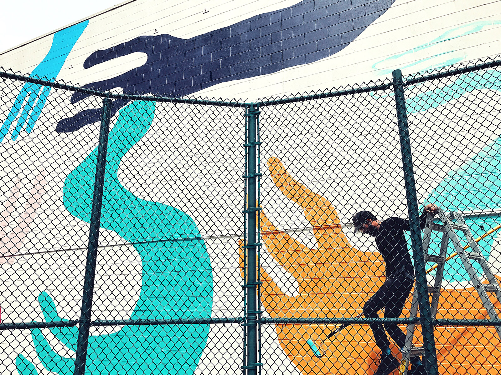 Incredible Large Scale Mural design by Kyle Steed