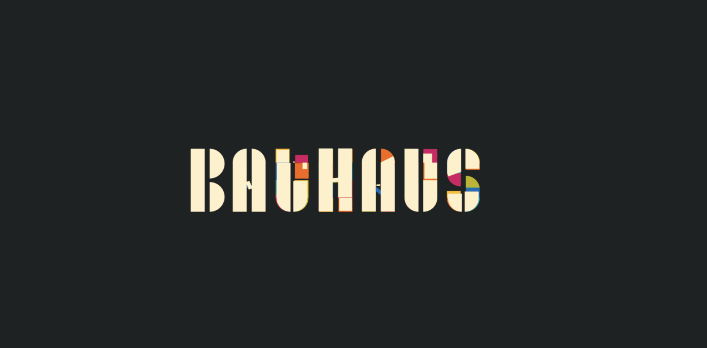 Motion Design & Typography Awesomeness for Adobe Hidden Treasures Bauhaus Dessau