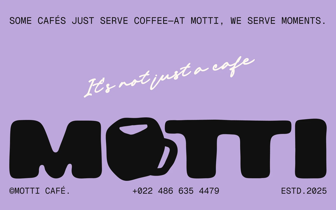 Cafe brand packaging design and dieline by Studio Moara