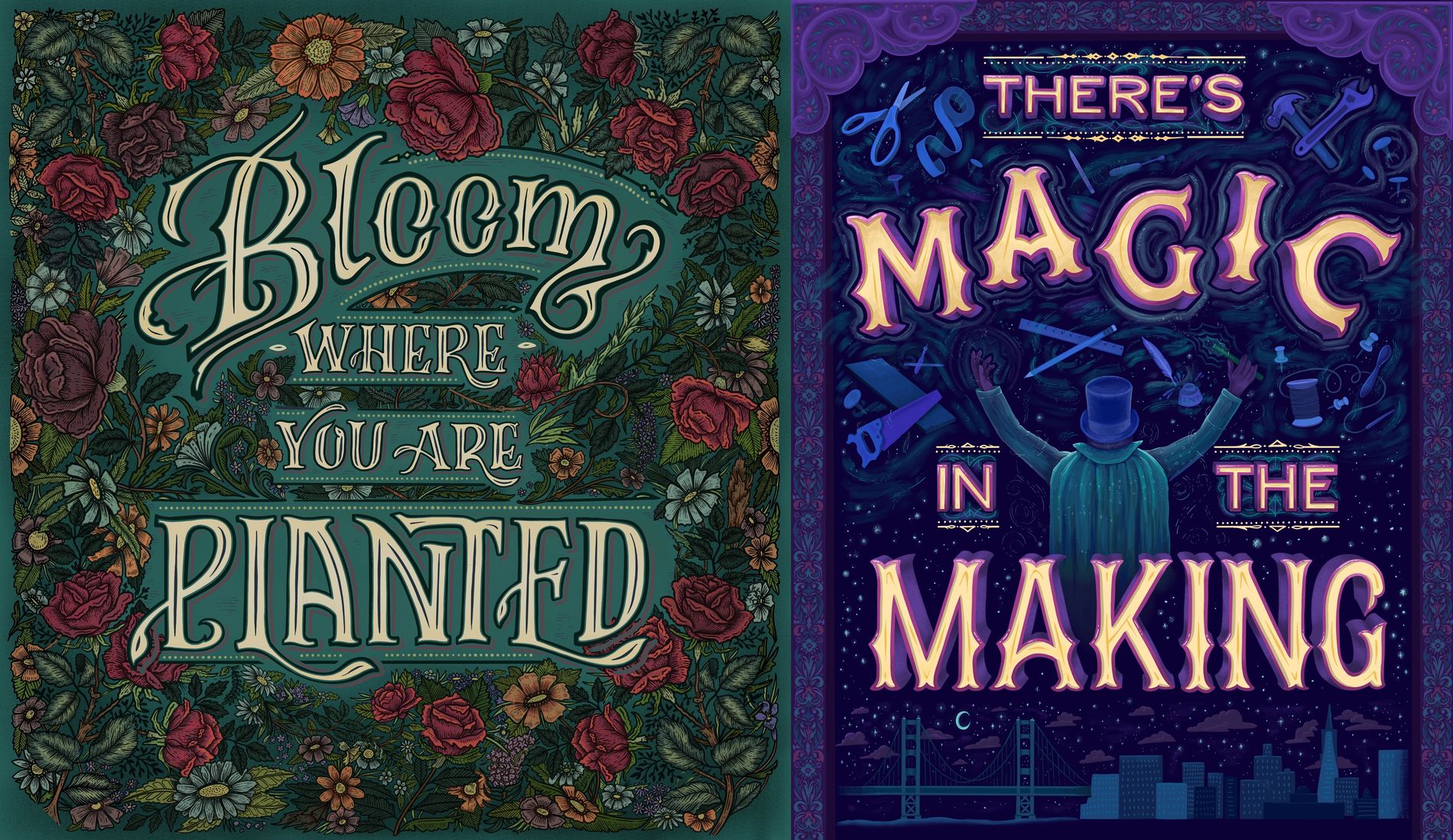 Magnificent Hand Lettering by Emilee Rudd