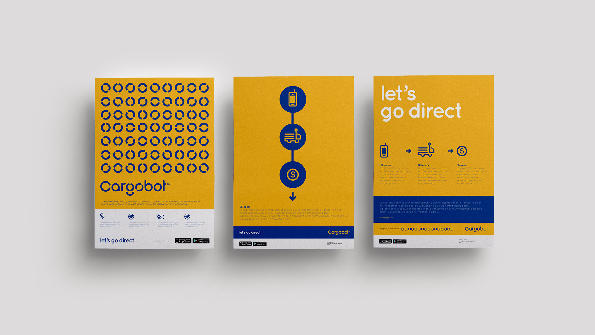 Brand Identity for Cargobot Inspired by Classical Modernism