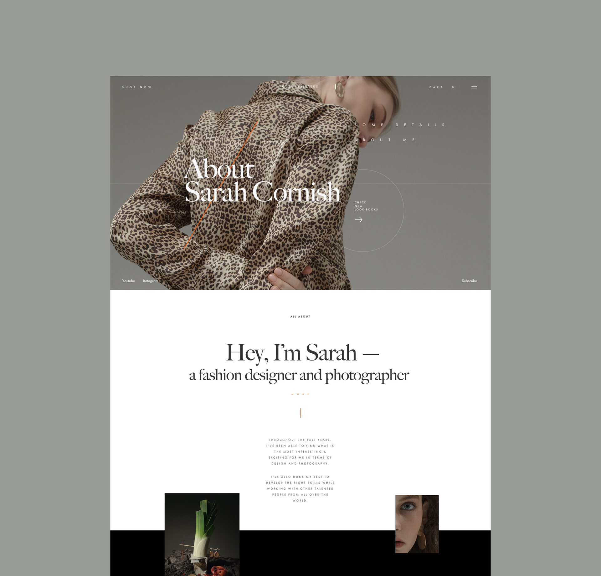 Profile Page screen design idea #111: Freebie: Fashion Influencer UI Kit for Adobe XD