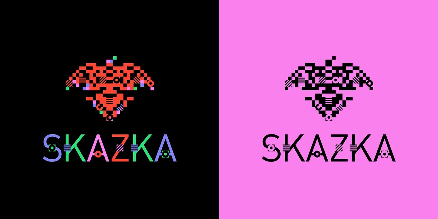 SKAZKA music festival brand identity motion kinetic typography