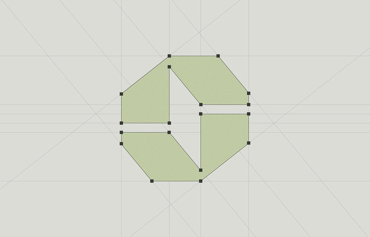 Vessilux brand identity on printed collateral — luxury real estate branding