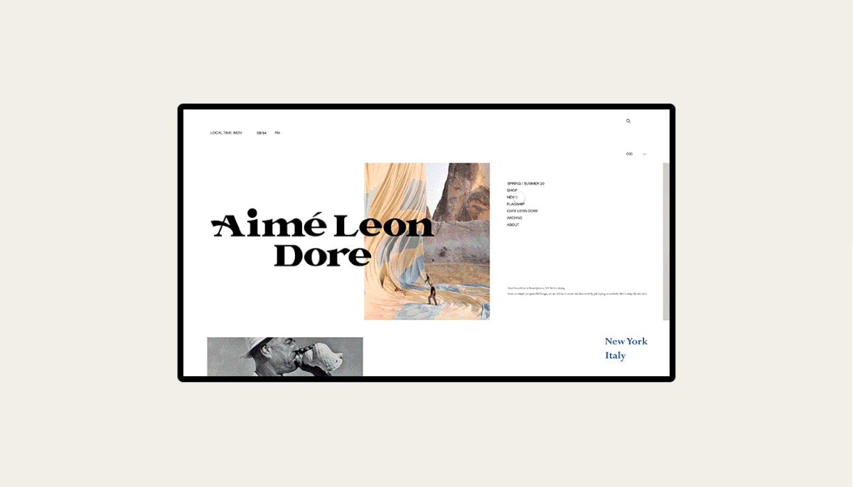 Art Direction for Aim Leon Dore