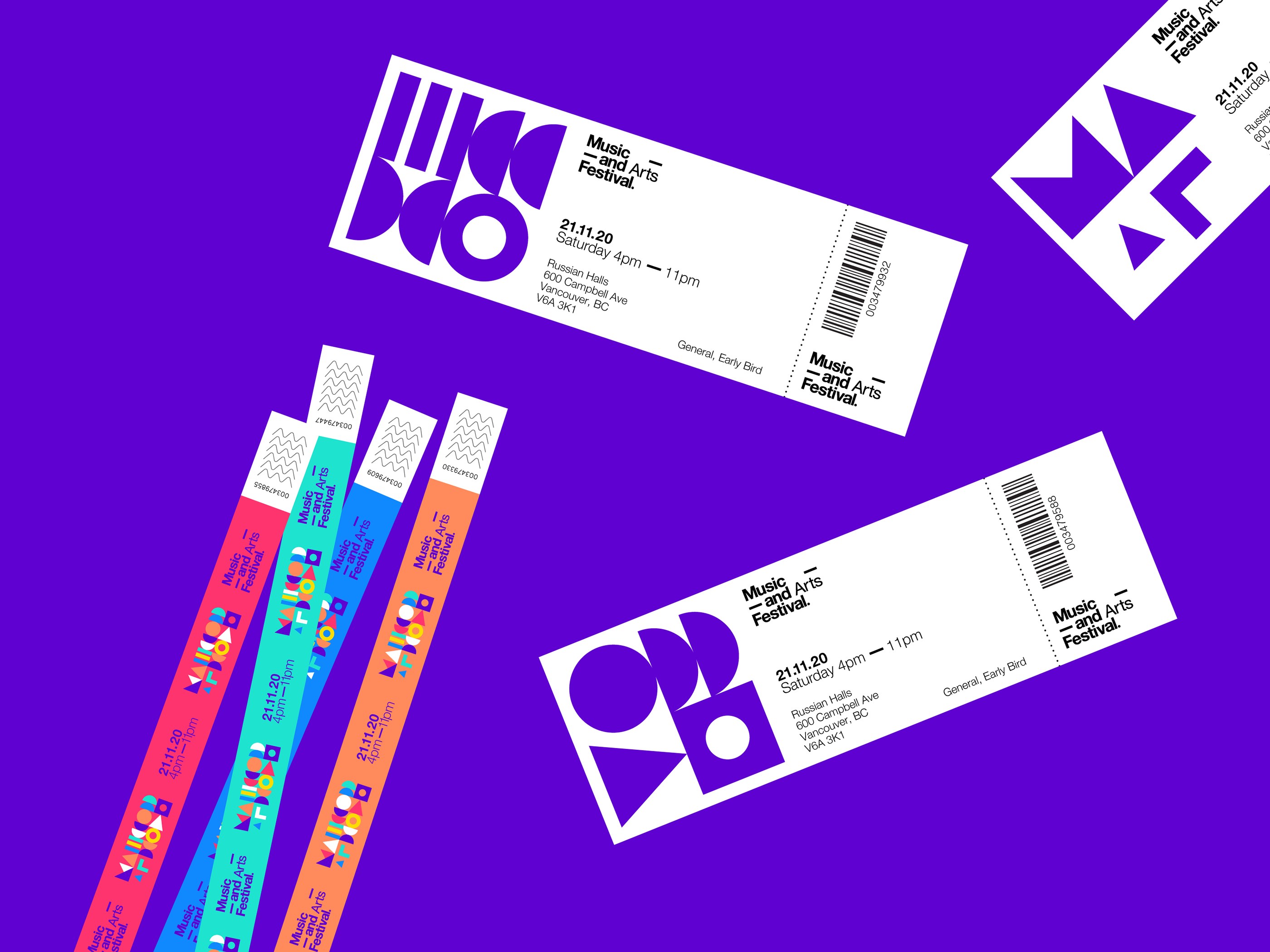 Branding And Visual Identity For Music And Arts Festival Search By Muzli