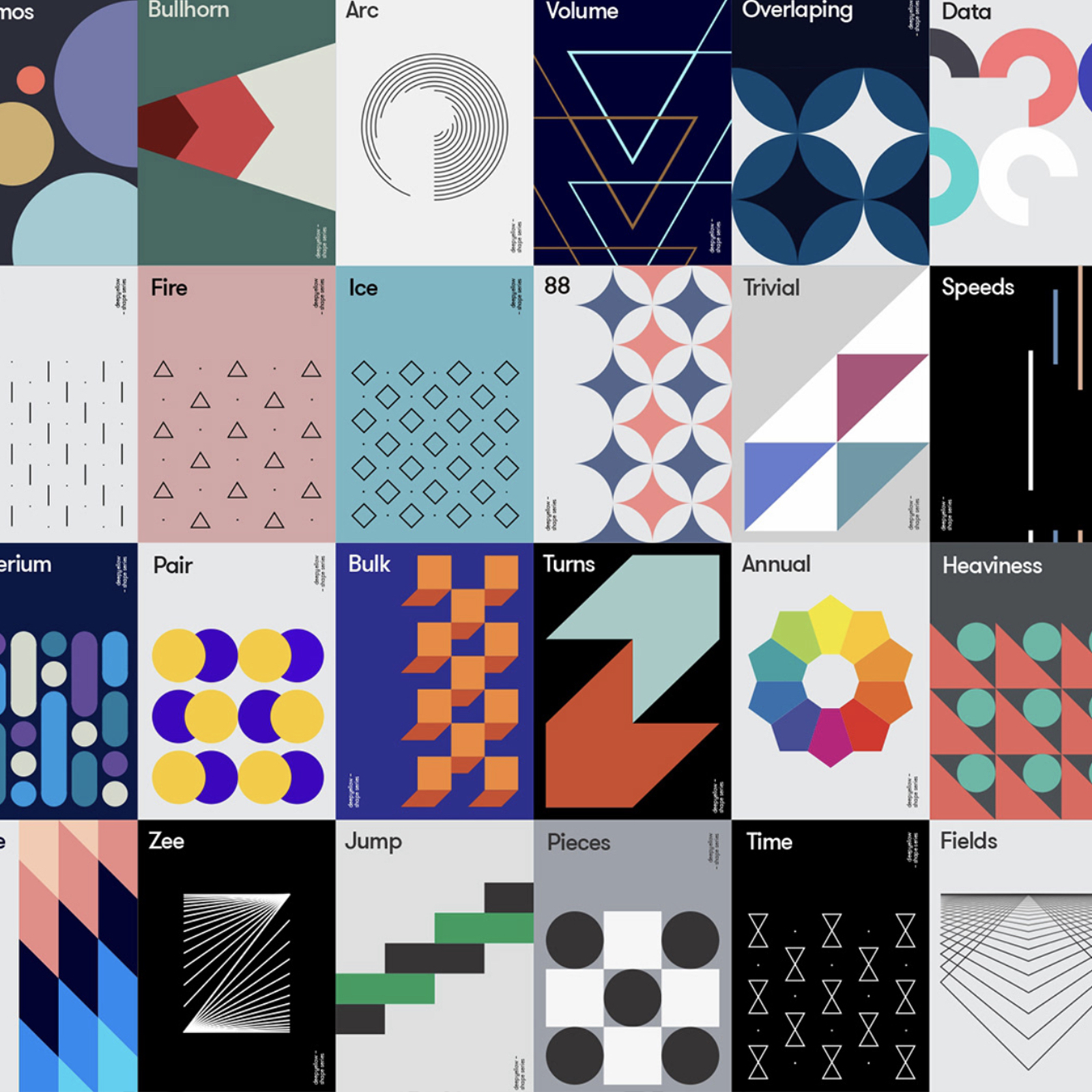 Deepshape series poster collections