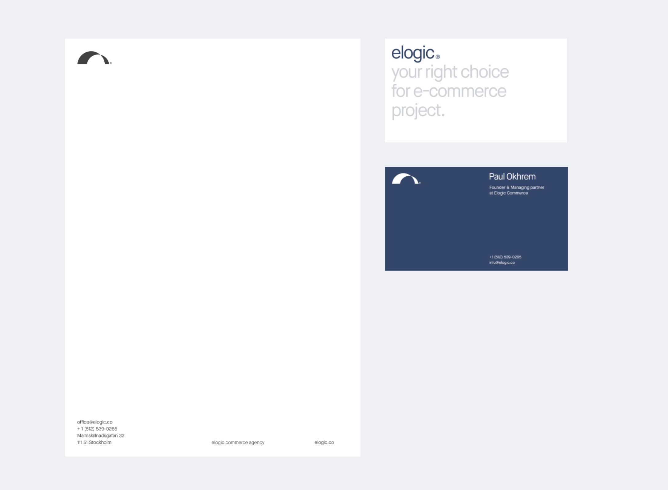 Simple and Super Elegant Brand Identity for Elogic