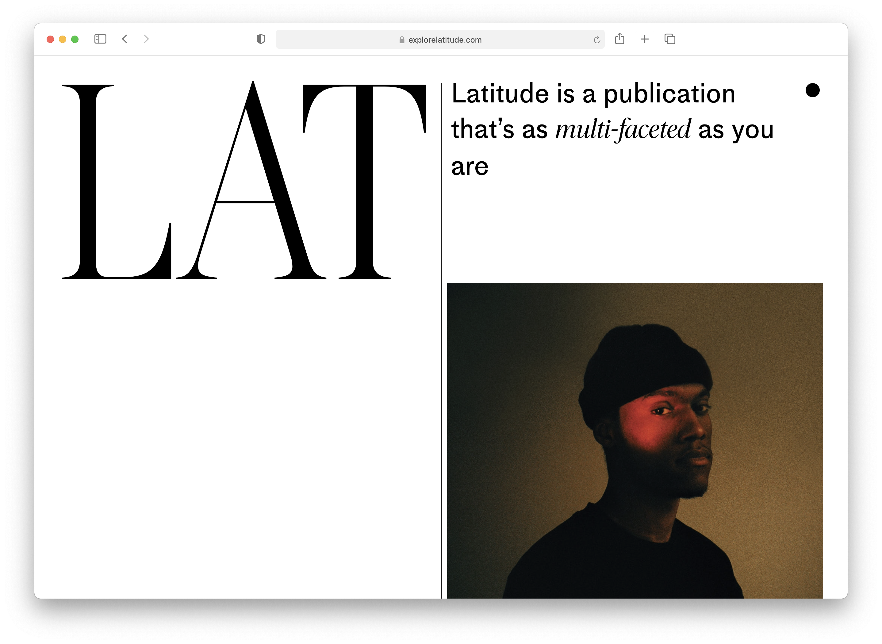 Editorial and Web Design for LAT Magazine