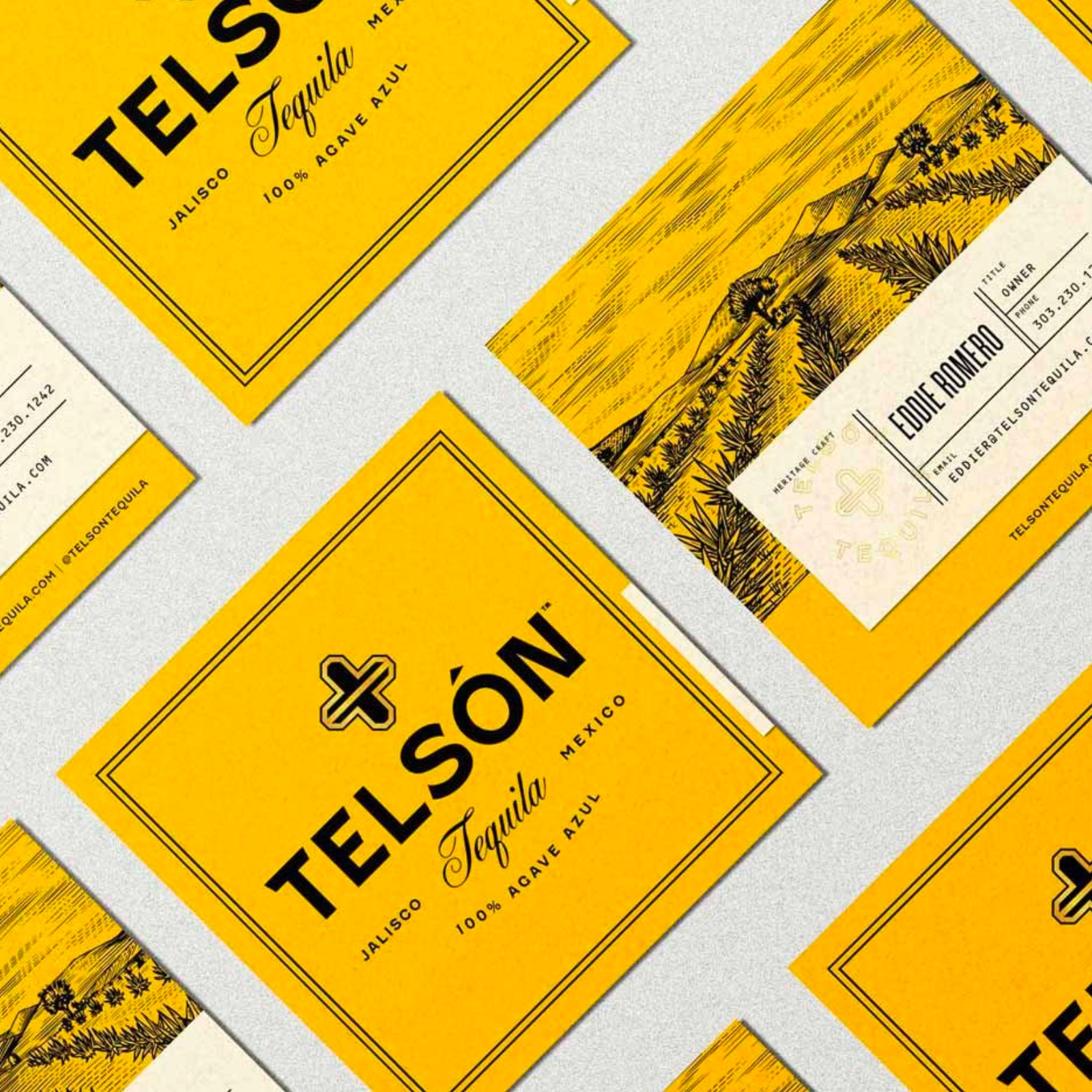 Telsn Tequila a bold tequila brand with aspirational swagger
