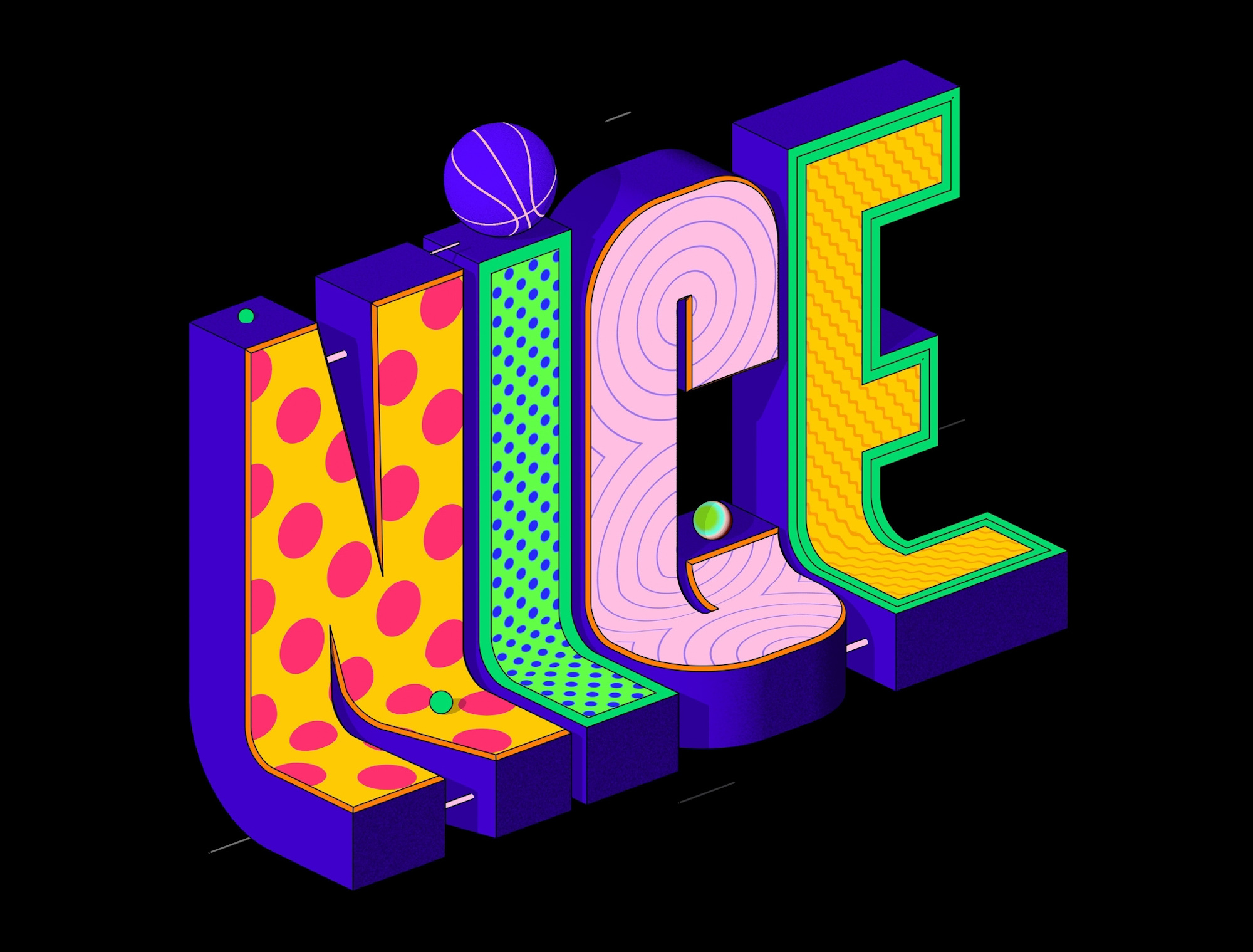 Colorful Type Explorations by Tenski