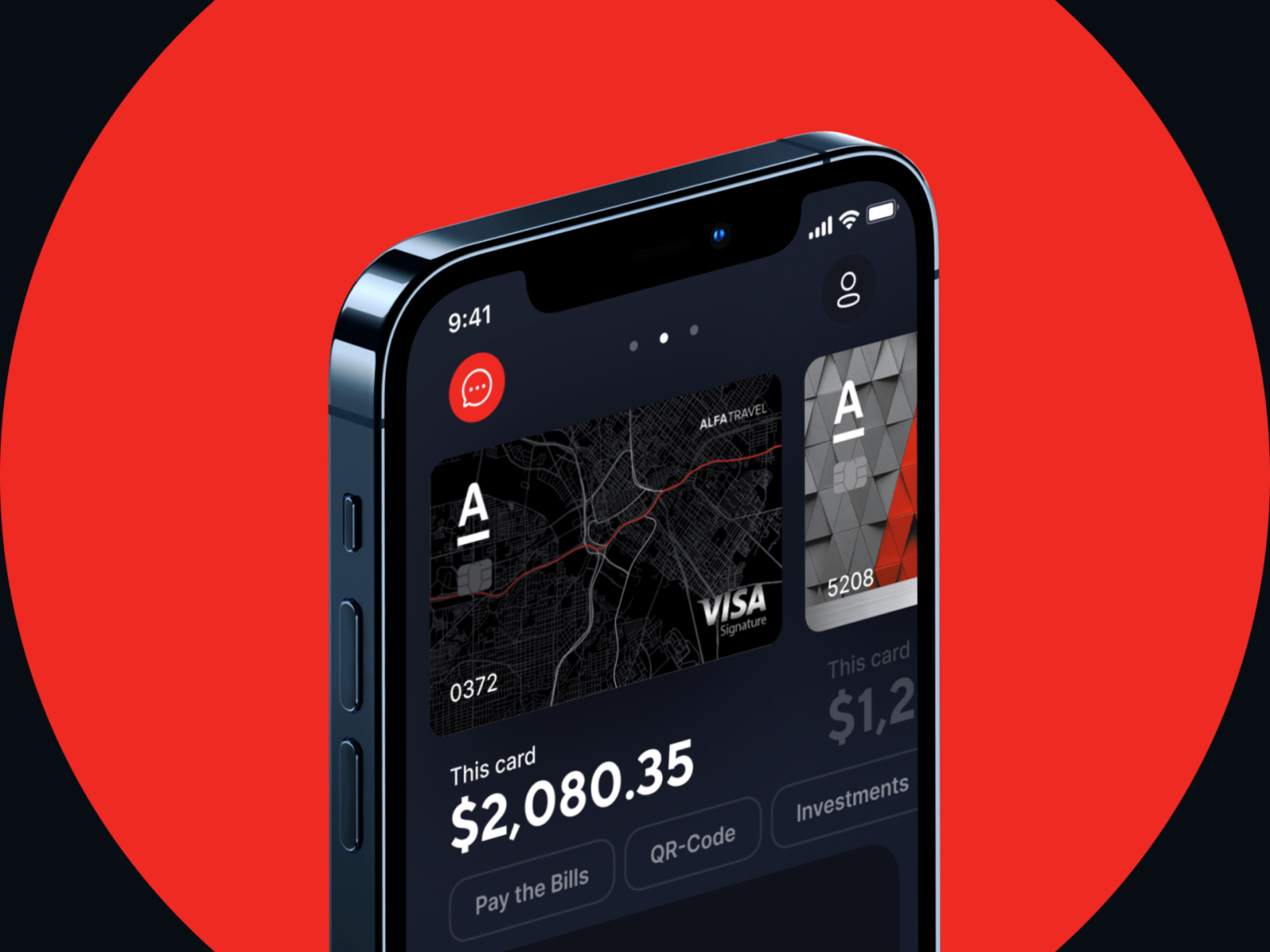 Alfa Bank iOS App Design Concept