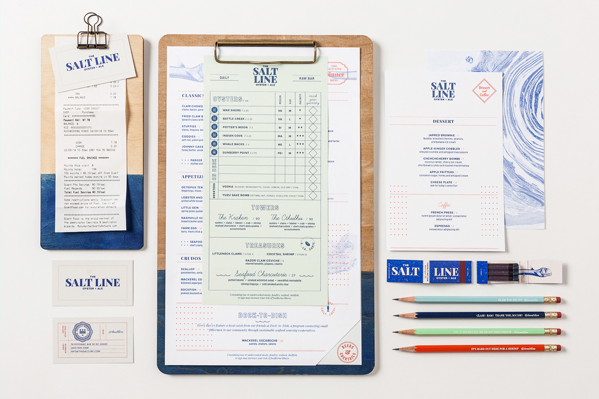 CLAM YOU DIG IT? BRAND IDENTITY FOR THE SALT LINE OYSTER + ALE