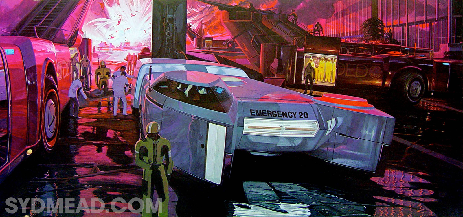 An homage to Syd Mead, the visual futurist behind Blade Runner