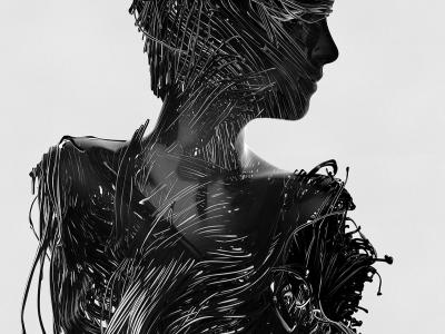 'Profilove III' — an abstract digital art series