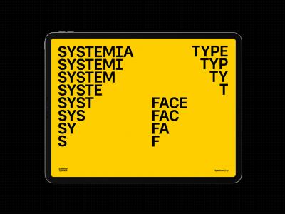 Crafting timeless innovation: Peregrin Studio's Systemia® typeface